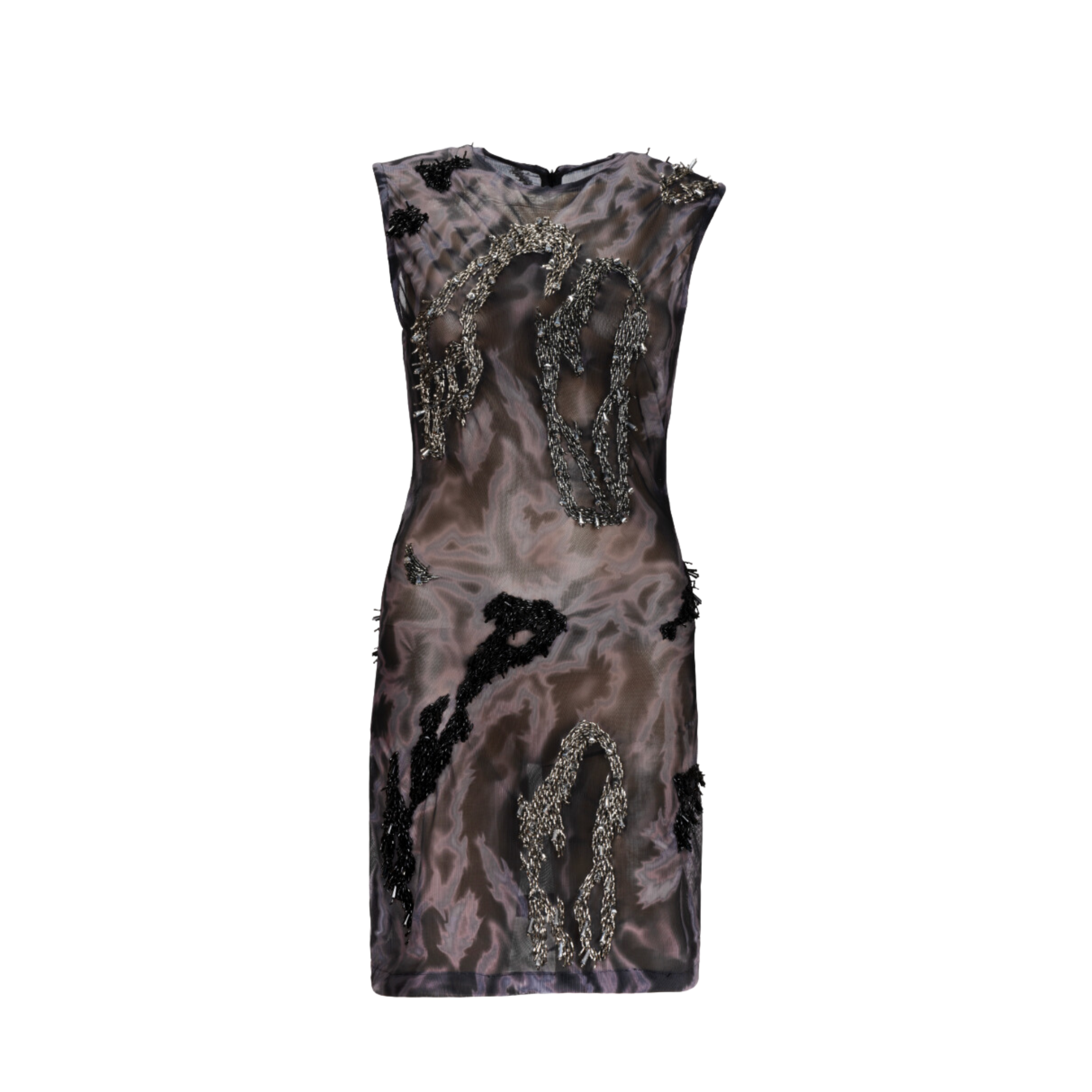 Zusi Sleeveless Mini (Black/Silver)