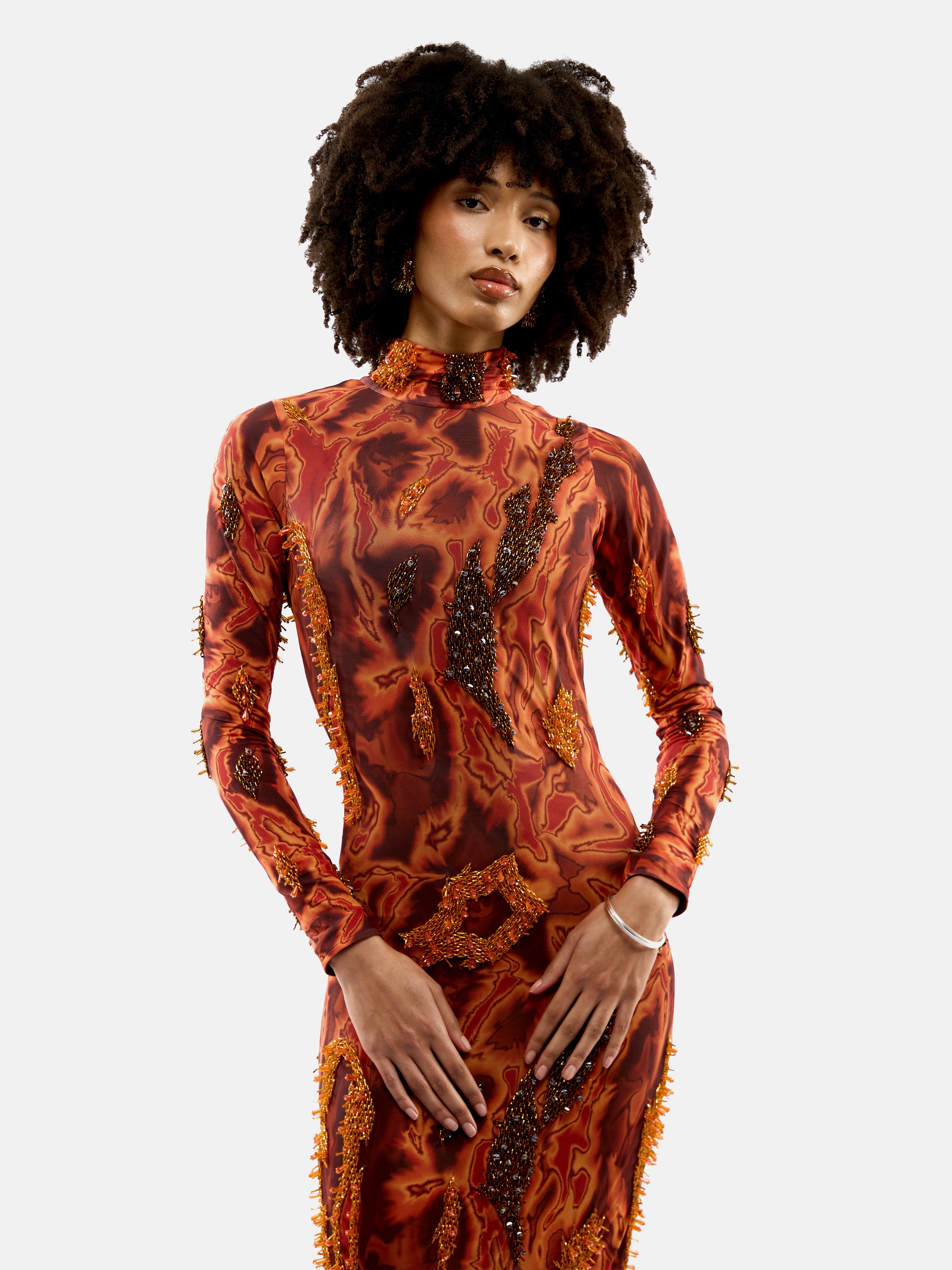 ZUSI DRESS (SIENNA CARAMEL)