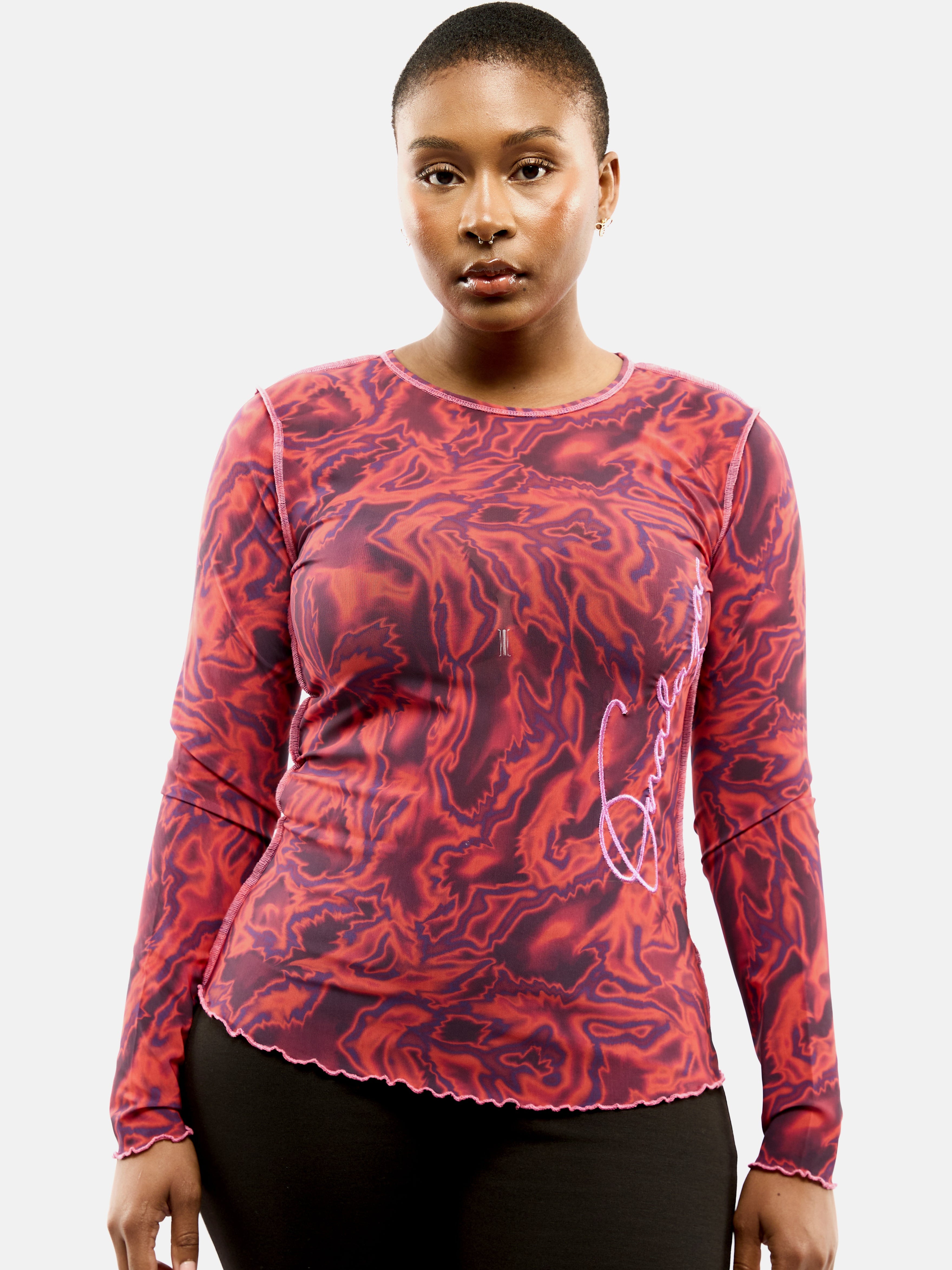 Onalaja Script Zusi Top (Red/Purple)