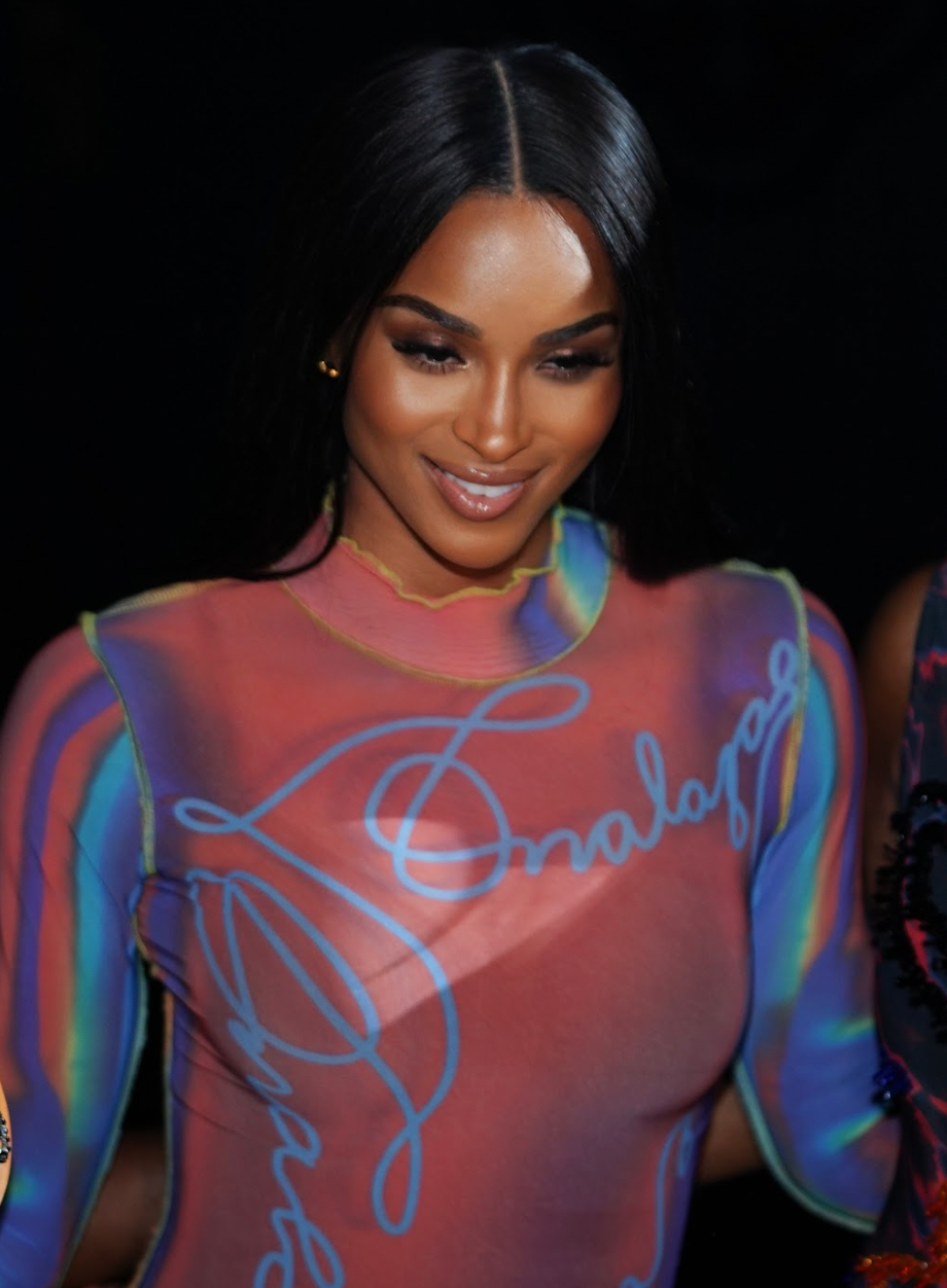 Onalaja Script Dress (Red Blue)