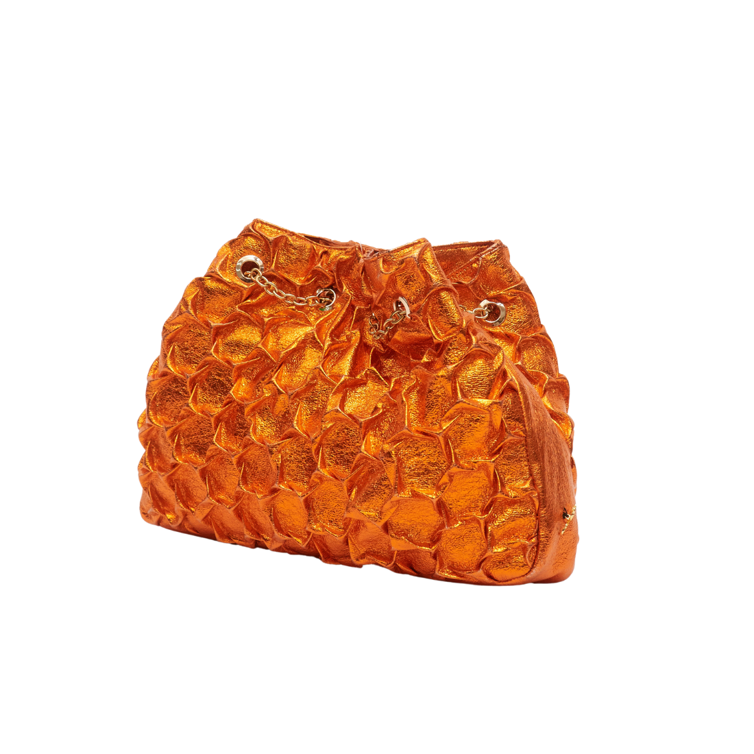 Hexagon Bag (Medium Orange)