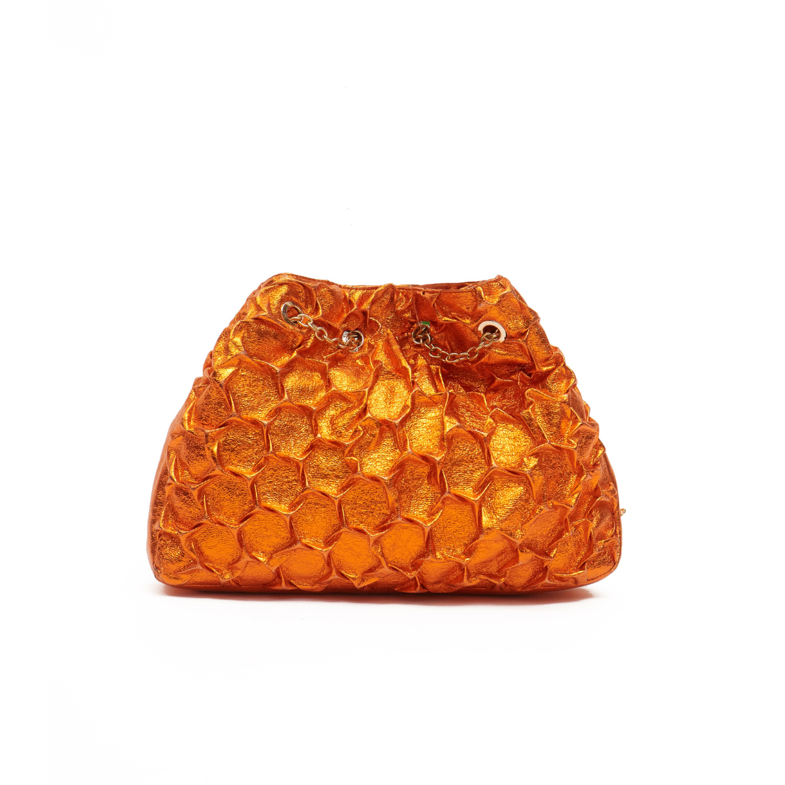 Hexagon Bag (Medium Orange)