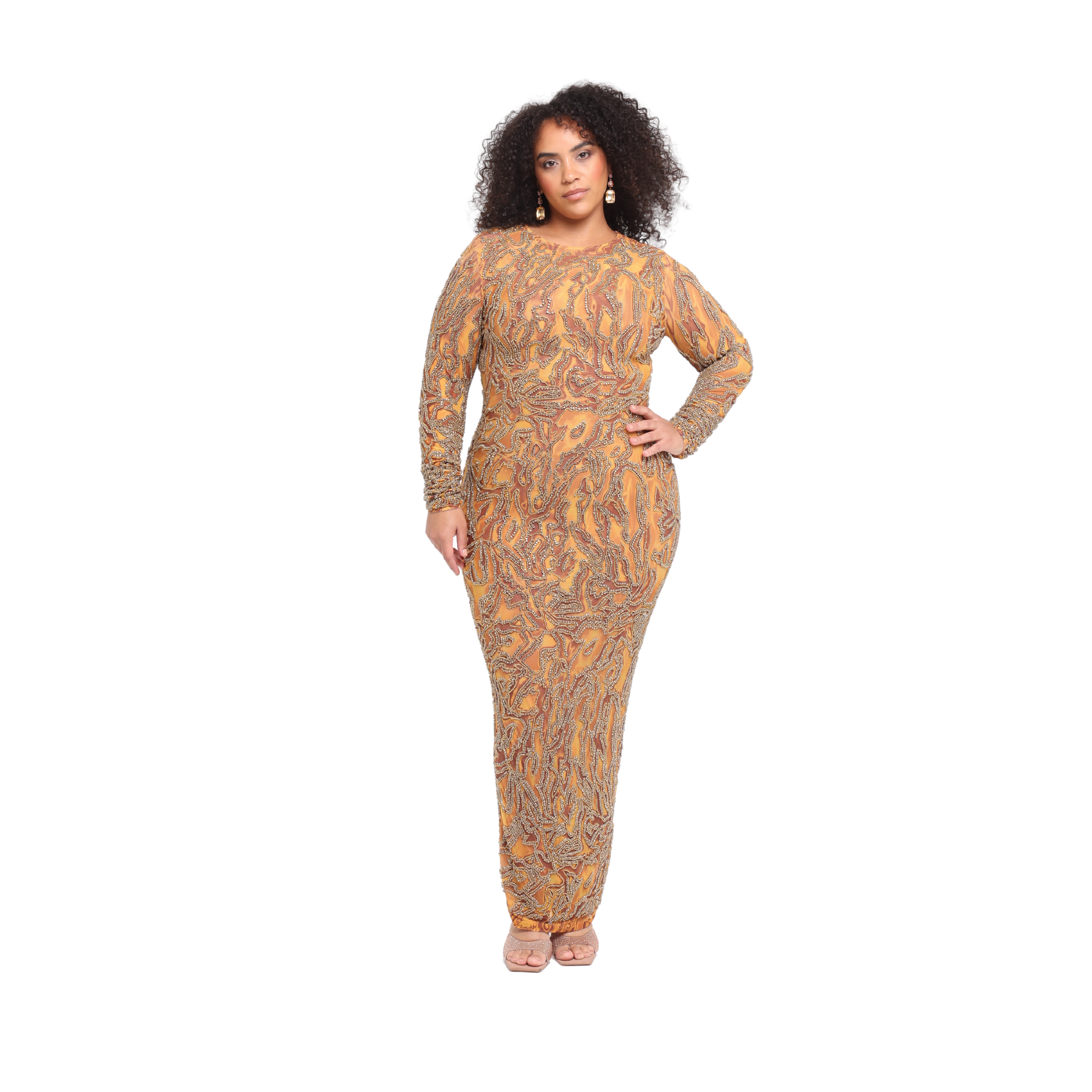 Zuwa Dress (Gold)