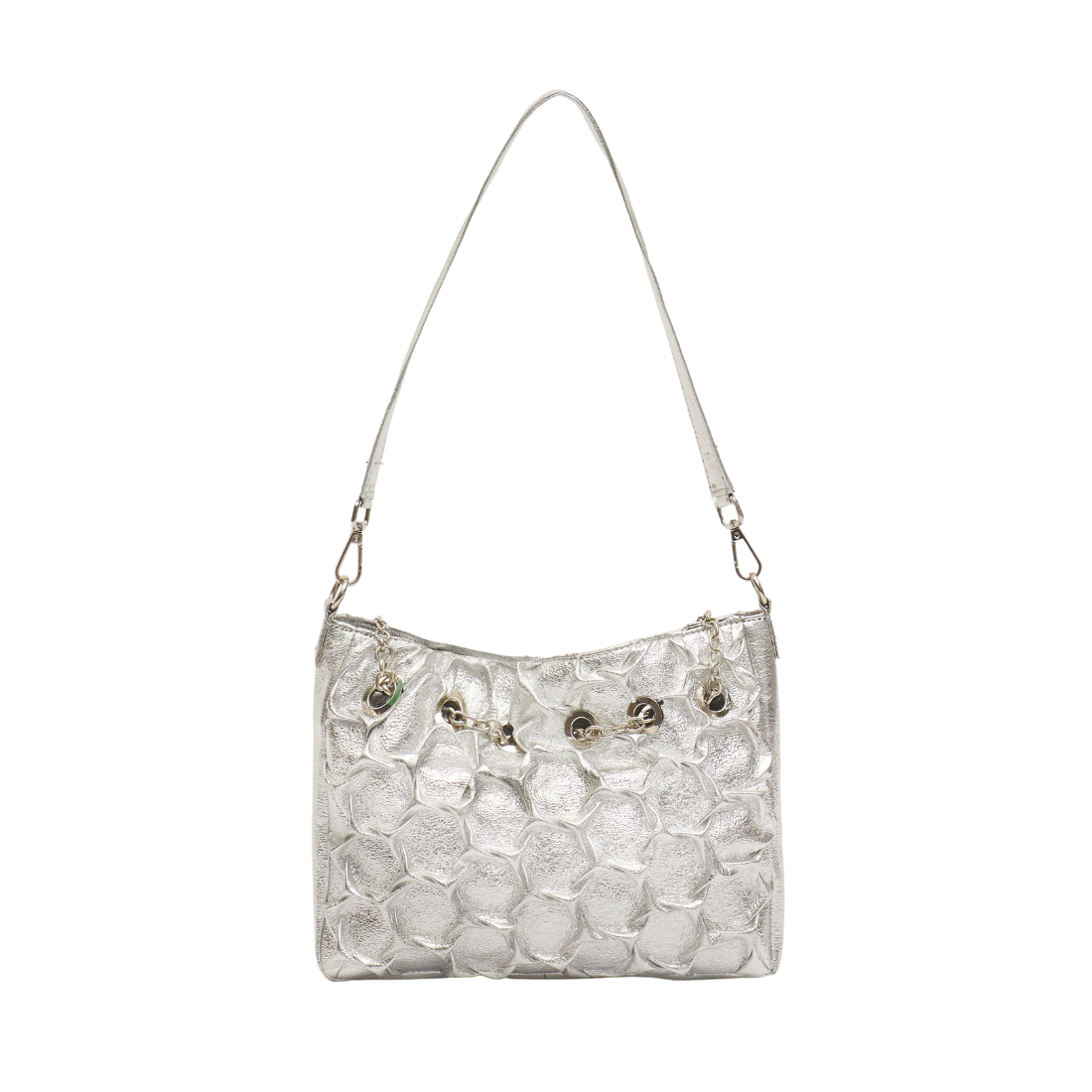 Hexagon Bag (Mini Silver)