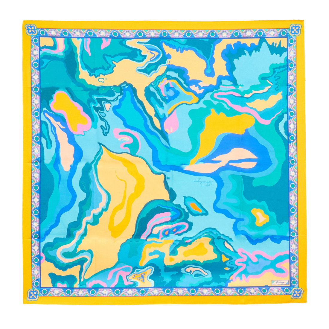 RUWA SCARF BLUE HAVEN