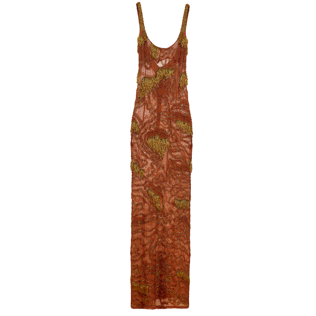 ZELLIE SLIP MAXI (GOLDEN COCOA)