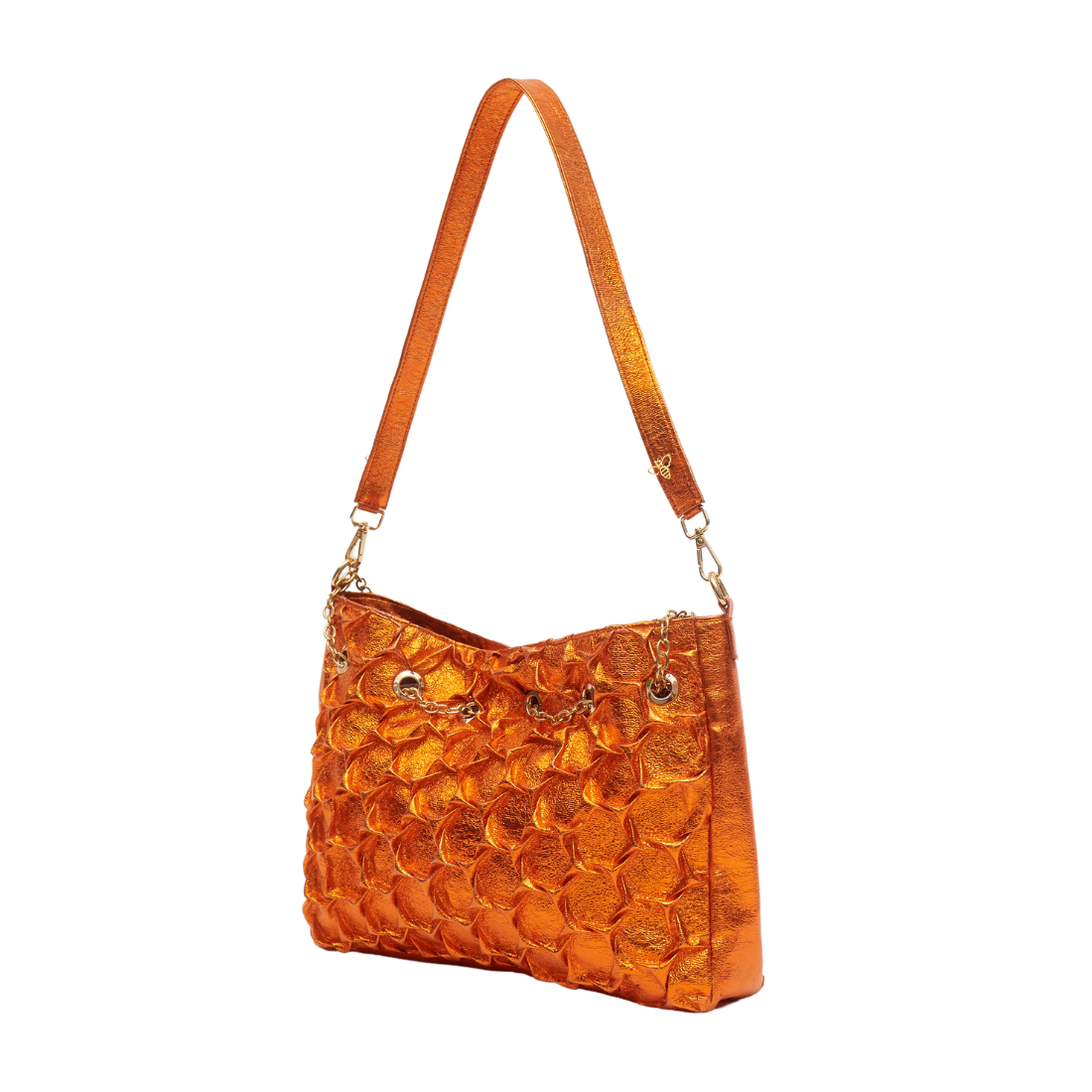 Hexagon Bag (Medium Orange)