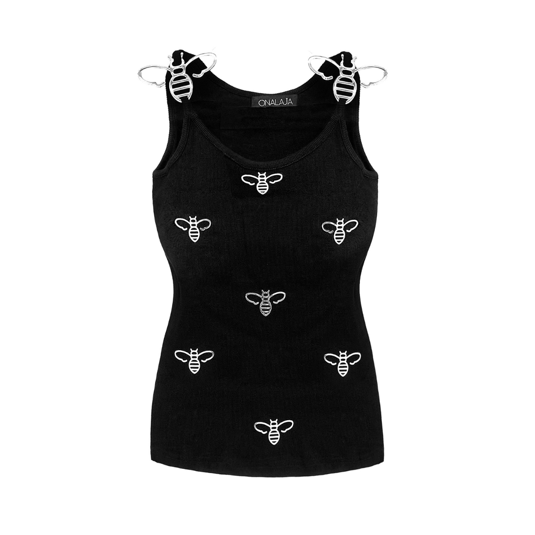 Onalaja Bee Tank (Black/Silver)