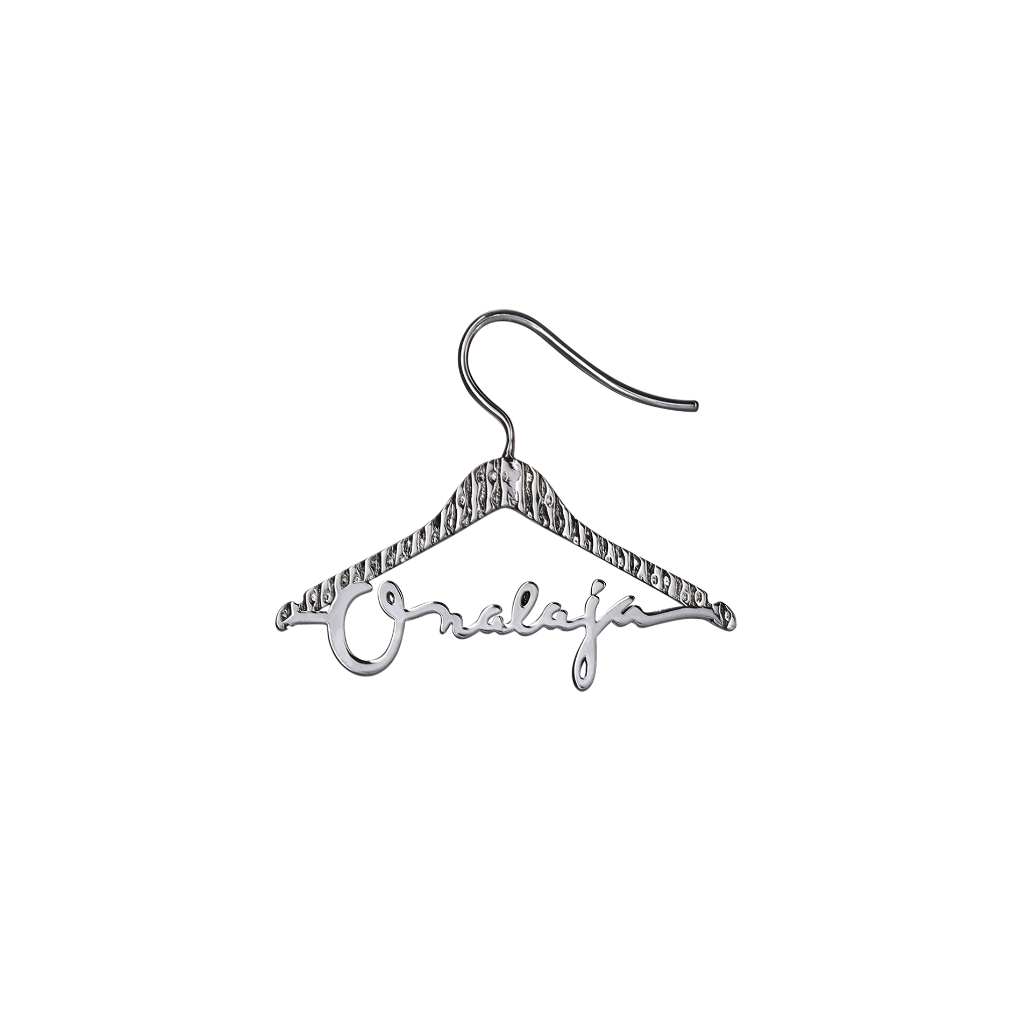 Onalaja Loom Earrings (Black/ White Gold)