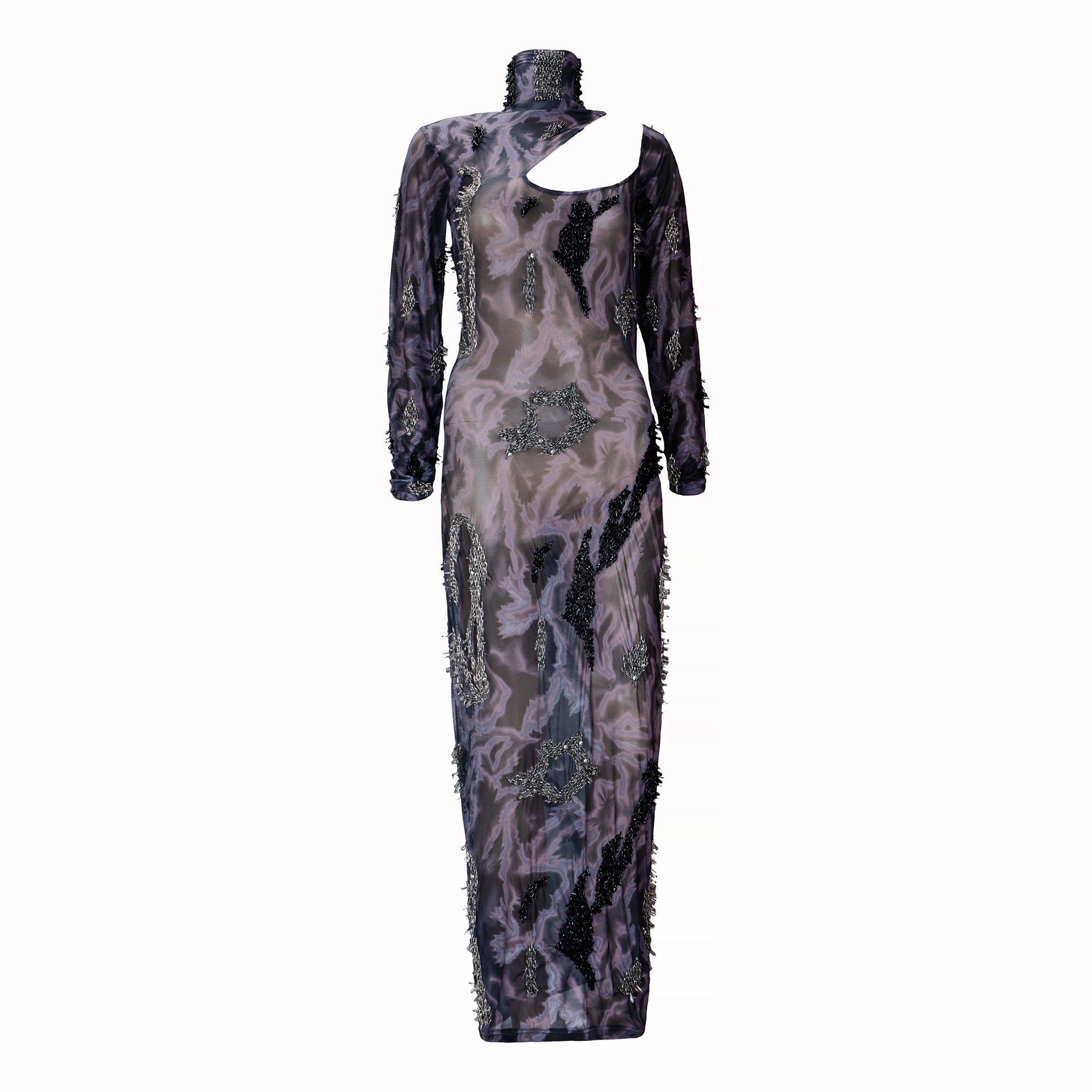 Zusi-Yoko Dress (Black/Grey)