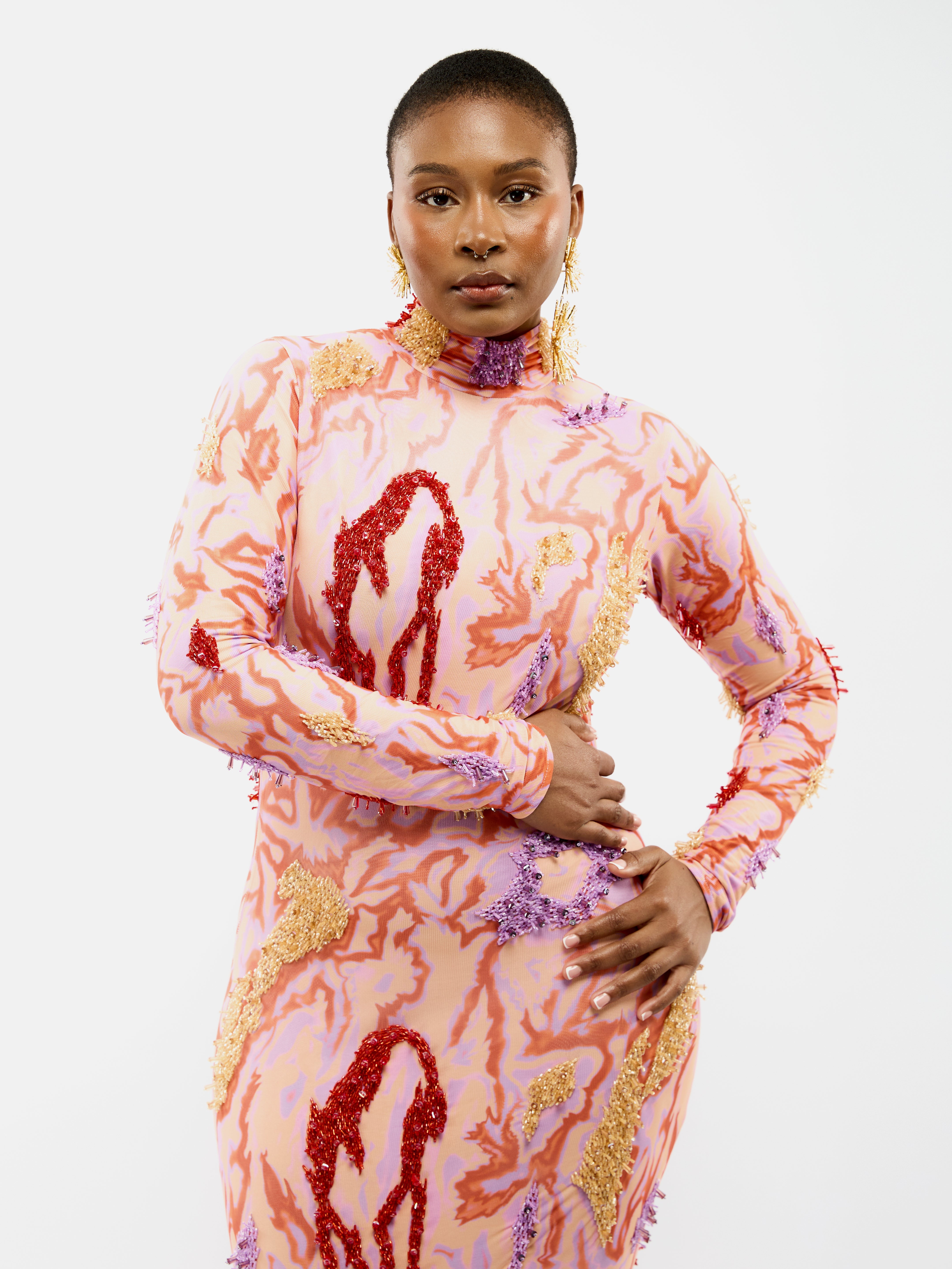 ZUSI DRESS (TOOTI FRUTTI)