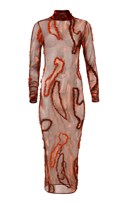 Zusi Dress (Brown)