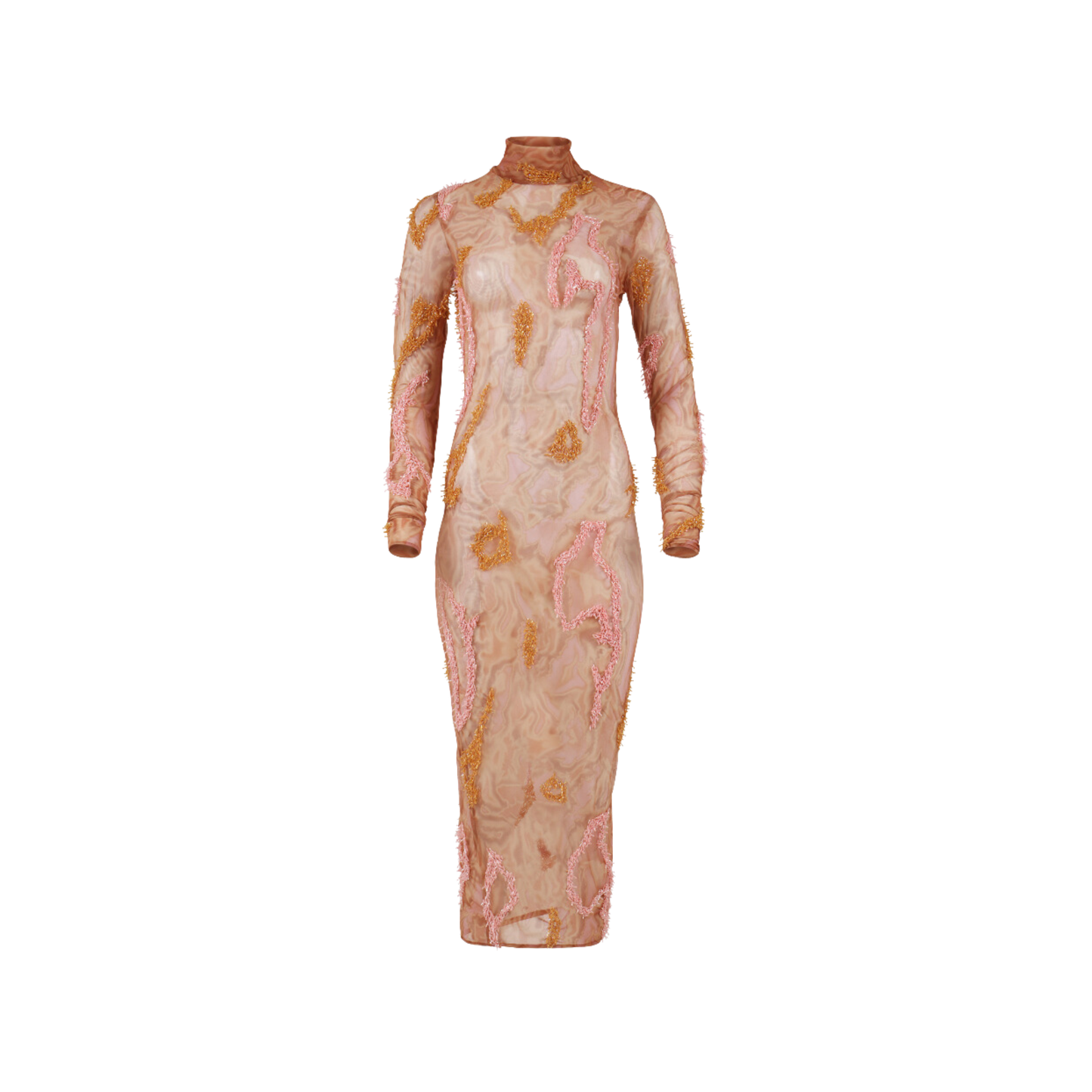 Zusi Dress (Pink/Nude)