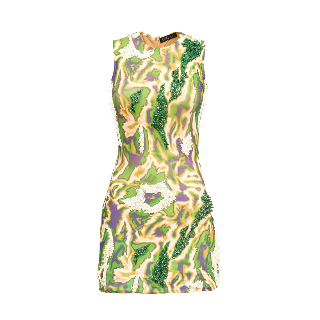 ZUSI MINI SLEEVELESS (GREEN FUZZ)