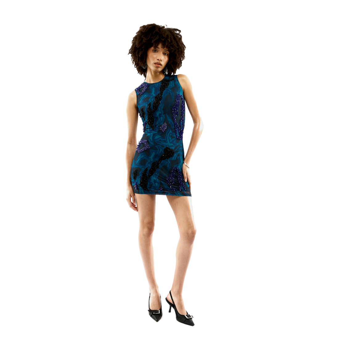 ZUSI MINI SLEEVELESS (SAPPHIRE NOIR)