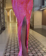 Zusi Dress Cut-Out Pink Custom